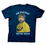 Hangover Alan Oh Please! We're Rich Blue T-Shirt